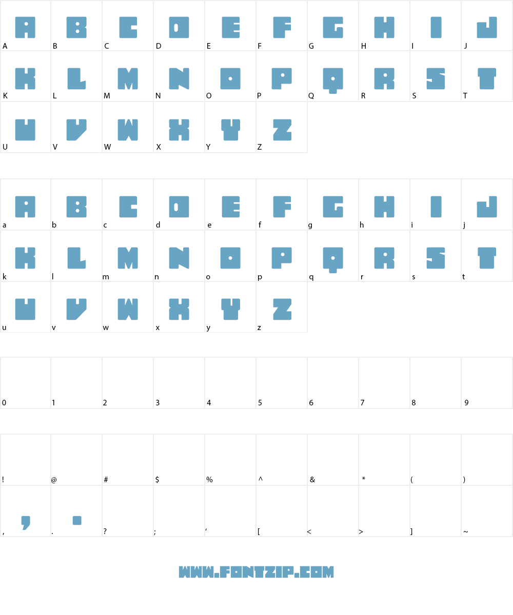 Har Filled Nights Font Character